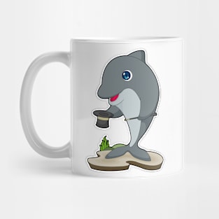 Dolphin Wizard Cylinder Mug